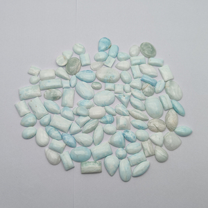 Cabujón de piedras preciosas sueltas de tamaño libre-Aragonita azul natural 10-20mm Cojín de pera ovalado Forma Efecto de luz Cristal Jaspe Iroc Ventas - Product Image 6