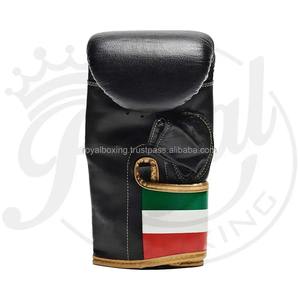 Gants de kickboxing en cuir PU de haute qualité, conçus sur mesure, emballage haut de gamme, équipement d'arts martiaux de niveau professionnel - Product Image 4