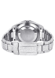 Mejor calidad VVS 1 Clarity Luxury Mens Collection Moda Lab Grown Diamond Tachonado Totalmente Iced Out Relojes de cuarzo - Product Image 2