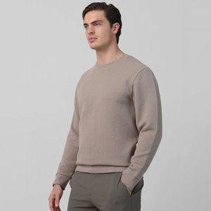 Sweat-shirt d'hiver personnalisé pour homme 100% coton écologique respirant en molleton épais avec logo personnalisé imprimé - Product Image 2