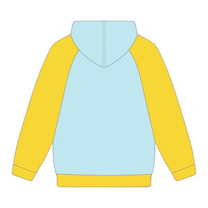 HBCU Educated Baby Blue Raglan Sleeve <b>Hoodie</b> Chenille Embroidery Greek Sorority Divine Nine Collegiate <b>Pride</b> Custom Logo Fashion - Product Image 3