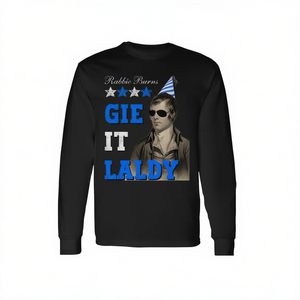 Camiseta promocional de manga larga de Robert Burns Scottish Burns Night Gie It Laldy - Product Image 2