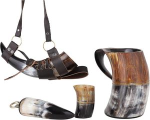 Cuerno para Beber Vikingo Saxon Angel, Ecológico, de Alta Calidad, Pulido, Diseño Personalizado, Precio Económico - Product Image 1