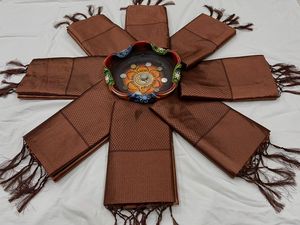 ผ้าแจ็คการ์ด pallu ที่มีดีไซน์เก๋ล่าสุดใช้ได้กับ Saree ที่มี zahlar ที่สวยงาม - Product Image 2