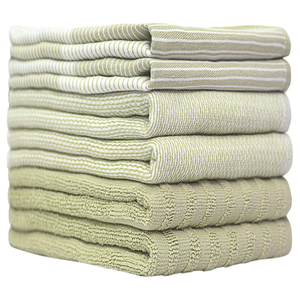 ผ้าขนหนูคอตตอนสำหรับห้องครัวแบบคลาสสิกผ้าแห้งเร็วซึมซับดีมีคุณสมบัติเฉพาะตัวพิมพ์ดิจิตอลอย่างยั่งยืน - Product Image 2