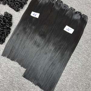 ผมปลอมแบบเส้นผมมนุษย์สำหรับต่อผมแบบดิบจากเวียดนามผมตรงกระดูก100% - Product Image 5