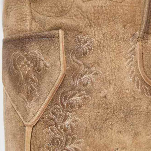 Shorts brodés en cuir Lederhosen à la mode fabriqués au Pakistan Shorts en cuir les plus vendus - Product Image 2