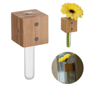RICCARDO Magnete per Frigorifero Personalizzato in Bambù e Legno a Forma di Vaso - Product Image 1