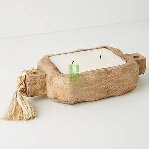 Laque de luxe pour bougeoir Bougeoirs décoratifs en bois pour restaurant à domicile hôtel emballage personnalisé au Vietnam - Product Image 5