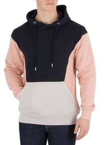 Sweats à capuche décontractés pour hommes avec poches kangourou Streetwear Colorblock Panel 100% coton - Product Image 6