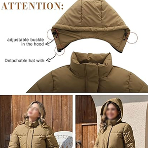 Veste matelassée pour femme la plus vendue, veste demandée par les femmes, manteau matelassé pour femme, veste matelassée imperméable d'hiver, vestes matelassées à bulles 2026 - Product Image 4