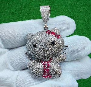Pendentif en diamant CZ de dessin animé classique indien fabriqué à la main mode unisexe pour les fêtes et événements prix d'usine direct disponible - Product Image 2