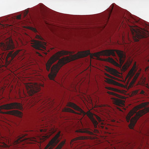 Venta al por mayor OEM personalizado pesado peso pulóver cuello redondo 100% algodón de gran tamaño cuello redondo sudaderas térmicas - Product Image 4