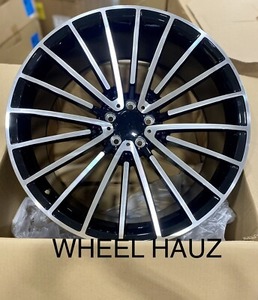 Acheter 4 pièces jante de voiture à plat profond chromé doré 5x112 5x114.3 5x120 5x130 20 22 24 26 28 pouces roue à vendre - Product Image 4