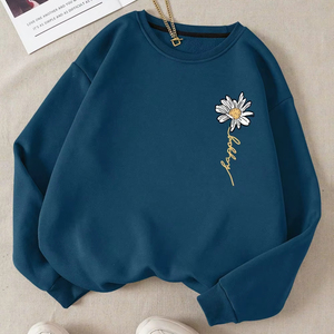 Sudadera personalizada de mezcla de poliéster/algodón para hombre, transpirable, antiarrugas, de secado rápido, con estampado de logotipo personalizado OEM para invierno - Product Image 1