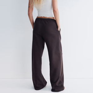 กางเกงวอร์มขาบานสำหรับผู้หญิงชุดวอร์มกางเกงจั๊มเปอร์แบบหลวมโอเวอร์ไซส์สำหรับออกกำลังกาย - Product Image 4