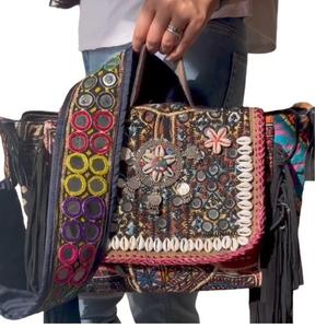 Banjara กระเป๋าสะพายไหล่สำหรับผู้หญิงกระเป๋าคลัทช์ปักลายวินเทจสุดหรูออกแบบได้ตามต้องการสำหรับช้อปปิ้งตอนเย็นกระเป๋าสะพายไหล่ขายส่ง - Product Image 4