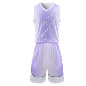 Uniforme de basket-ball pour hommes haute performance, maillot respirant, shorts légers, vêtements de sport durables, parfaits pour les joueurs adultes - Product Image 1