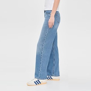 Pantalones Vaqueros Estilo Boyfriend para Mujer, Estilo Europeo Americano 2026, Ecológicos, de Secado Rápido, Lavados, Corte Holgado, 100% Algodón - Product Image 3
