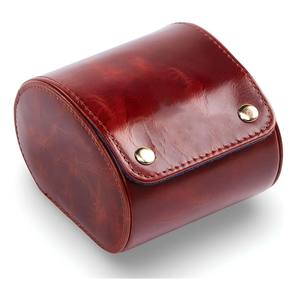 Customized Premium Quality Genuine Leather <b>Watch</b> Roll <b>Travel</b> <b>Case</b> Handmade Portable Organizer with Velvet Interior - Product Image 1