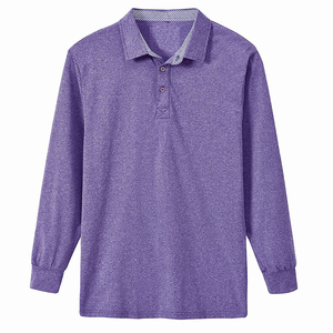 Nouvelle mode haut de gamme Slim-fit couleur unie séchage rapide Simple et confortable décontracté à manches courtes hommes POLO Polo - Product Image 2