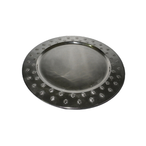 2025 assiette de service décorative moderne pour aliments et Dessert forme ronde Design élégant assiette de chargeur de table pour les fêtes et le mariage - Product Image 1