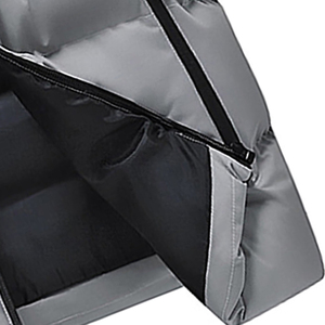 เสื้อกั๊กพัฟเฟอร์ผู้ชายแบบสั่งทำ OEM สไตล์ไฮสตรีท ไม่มีแขน โลโก้ด้านหน้า ลายเรียบ ผ้าสำหรับฤดูหนาว อุ่นสบาย ขายส่ง สไตล์ลำลอง - Product Image 4