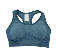 Soutien-gorge de sport sans couture, léger, respirant, écologique, de qualité supérieure, pour le fitness, la course à pied, le yoga, grandes tailles, flexible, rembourré, dos nu