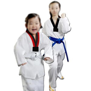 High Quality Bjj Custom Logo Martial Arts Uniform Jiu Jitsu Gi V-<b>neck</b> (Tkd) Taekwondo 2025 Custom Design Karate Wear - Product Image 5