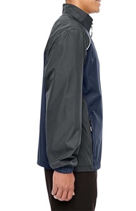 Ensemble coupe-vent en nylon réfléchissant personnalisé pour hommes avec veste coupe-vent brodée décontractée pour hommes - Product Image 3