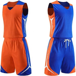 Factory Wholesale Professional Basketball Wear Custom Team Logo Printed Breathable Sports Uniform Shorts Plus Size Sets - Product Image 1