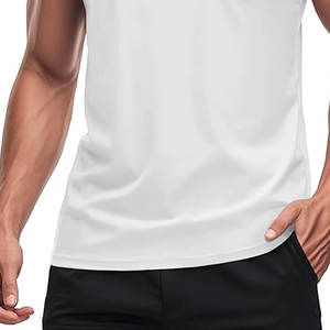 Men Workout Top Muscle <b>Fit</b> <b>Gym</b> Training Fitness Performance Sleeveless Tank Top In Reasonable Price - Product Image 6