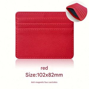 Cartera Mini Unisex Ultrafina y Elegante de Cuero PU con Tarjetero Moderno, Accesorio Práctico para Niños - Product Image 6