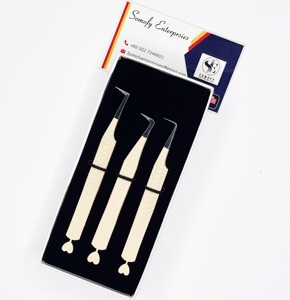 Pinzas de pestañas de diseño personalizado de alta calidad con logotipo de etiqueta privada Nuevas pinzas de extensión de pestañas de corazón Mejor precio sostenible - Product Image 3