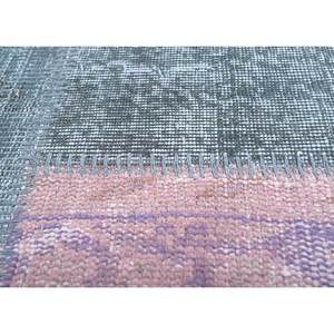 Tapis en laine noués à la main Provenance, design patchwork gris et noir pour usage domestique - Pae-3468 - Product Image 3