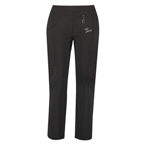 Pantaloni Elasticizzati in Tessuto Premium Stile Executive a Vita Alta con Fodera Termica per l'Inverno - Product Image 5