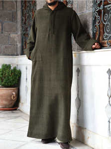 Vêtements islamiques de conception en gros pour hommes, Abaya marocaine, Thobe musulman, Thobe arabe, Jubba pour hommes, Vêtements islamiques pour hommes, Thobe - Product Image 6