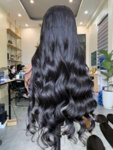 Extensiones de Cabello Humano Virgen Remy Vietnamita, Trama Única, Onduladas, Color Natural, 100g, Marca VNHL, Tejido de Cabello, Todos los Colores Disponibles - Product Image 3