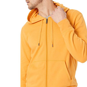 OEM Wholesale Custom Men <b>Zip</b>-Up Hoodie-Winter Polyester/Cotton Eco-Friendly Breathable for Gym Casual Wear - Product Image 3