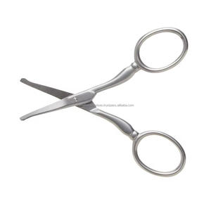 Ciseaux de manucure professionnels en acier inoxydable, lame droite et tranchante, durables pour les soins des ongles, des cuticules et des sourcils - Product Image 4