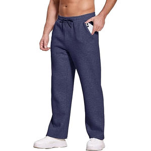 Trending 2025 ligero 100% algodón Baggy Joggers pantalones de chándal de gran tamaño logotipo personalizado Streetwear pantalones hombres mujeres gimnasio Fitness - Product Image 3