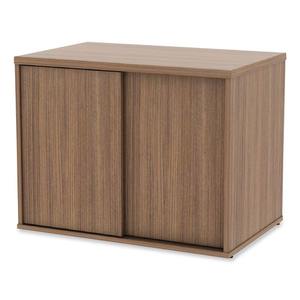 Série de bureaux ouverts Alera Modern Walnut, 29,5 L x 19,13 P x 22,78 H, avec armoire de rangement basse et meuble de classement - Product Image 2
