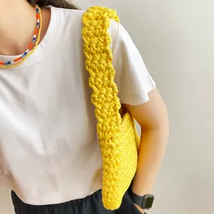 Vietnam <b>Yellow</b> Crochet <b>Bag</b> - Product Image 2