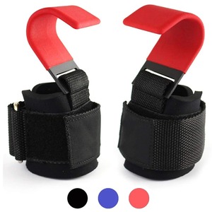 Ganchos de Neopreno Promocionales para Entrenamiento Físico en Gimnasio, Ganchos Resistentes para Levantamiento de Pesas con Soporte para Muñeca - Product Image 2
