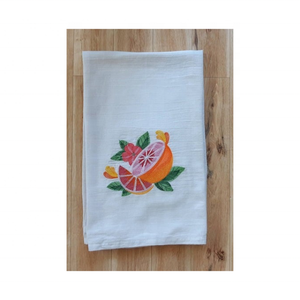 Essuie-tout en coton imprimé motif citron classique 40x60 cm 280 GSM Tissu doux absorbant et durable Certifié OEKO-TEX Usage quotidien - Product Image 1