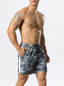 กางเกงขาสั้นวิ่งออกกำลังกายผู้ชาย ผ้าฝ้ายแห้งเร็ว รับสกรีนโลโก้ ระบายอากาศดี เหมาะสำหรับฟิตเนสและยิม กางเกงลำลองเรียบง่ายสำหรับเล่นกีฬาฤดูร้อน - Product Image 6