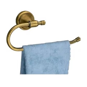 Serviette moderne noire tenant porte-serviettes en métal haute vente mural pour salle de bain utilisation porte-serviettes - Product Image 4