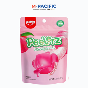 กล่องของขวัญอมยิ้มผลไม้ 4 มิติ รสสตรอว์เบอร์รี บิ๊ก รีดิวชั่น อะมอส ผลิตในจีน 65 กรัม - Product Image 5