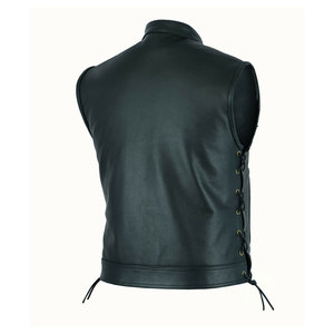 Chaleco de cuero ligero de talla grande para hombre, estilos de jugador, ropa exterior de invierno informal transpirable, a prueba de viento, impermeable, ajuste cómodo - Product Image 6