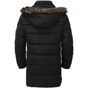 Nouvelle parka pour homme, tendance, chaude, rembourrée en coton, avec capuche, coupe-vent, réversible, options grandes tailles, entièrement chaude, style streetwear - Product Image 6